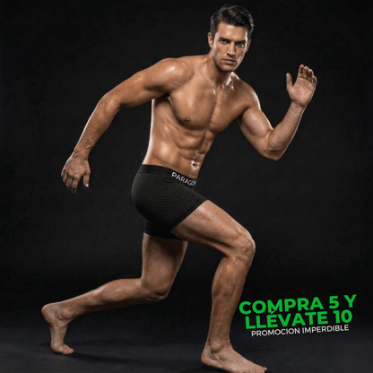 COMPRA 5 Y RECIBE 10 – Bóxers PARAGON™ Extra Suaves, Frescos y Antibacteriales